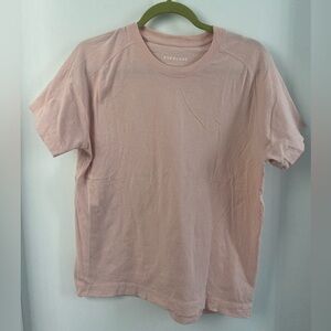 Everlane Pink Crew Neck Boxy T-Shirt